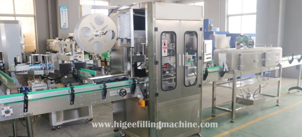 10 Shrink sleeve labeling machine