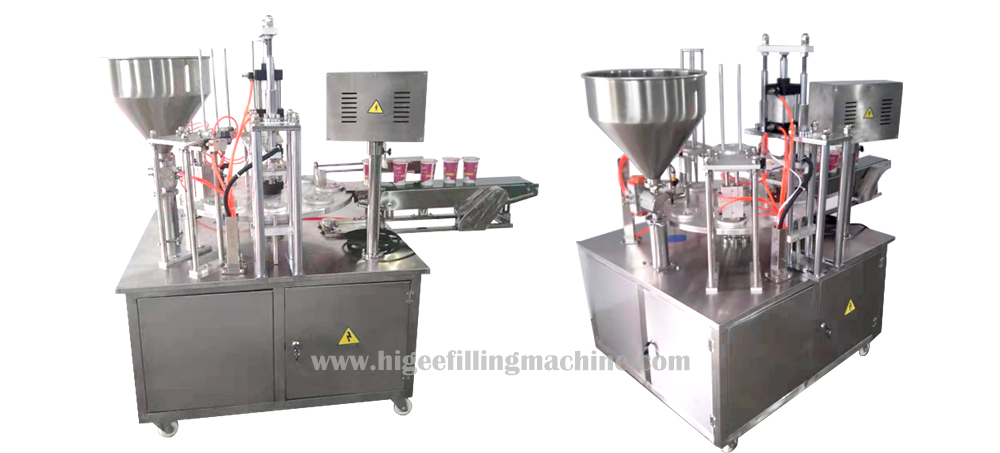 2 cup filling sealing machine