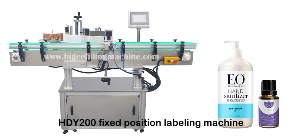 3 HDY round bottle labeling machine