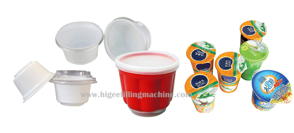 3 cup filling sealing machine product
