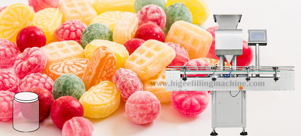 4 candy counting filling machine
