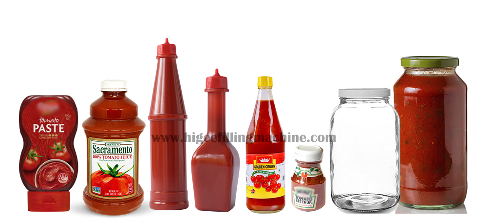 4 tomato sauce bottle
