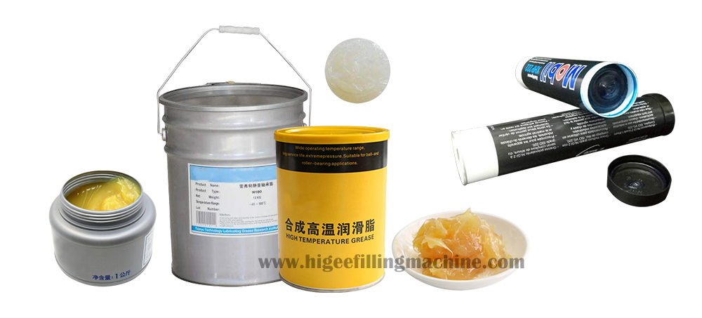 5 container grease filling machine