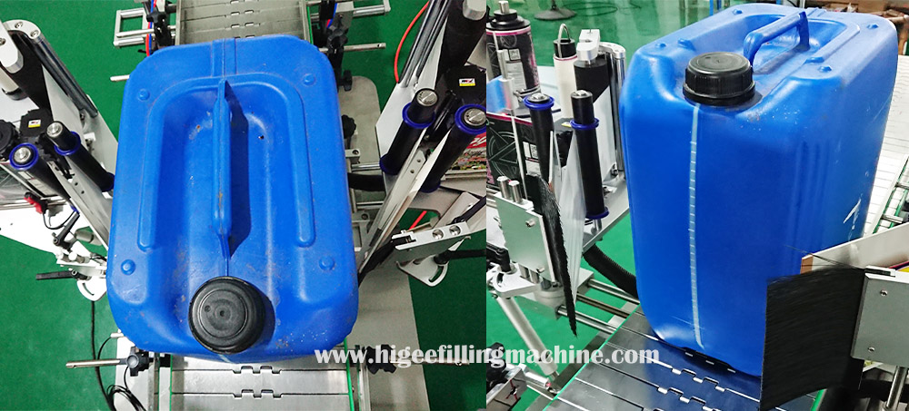 5 double side labeling machine for 20L bottle