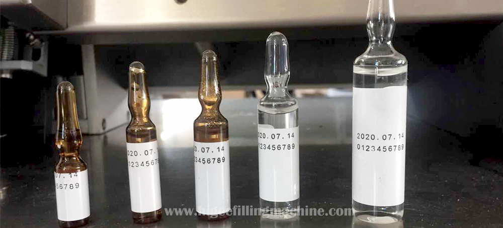 8 ampoule with label labeling machine
