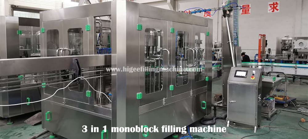 8 automatic 3 in 1 filling machine