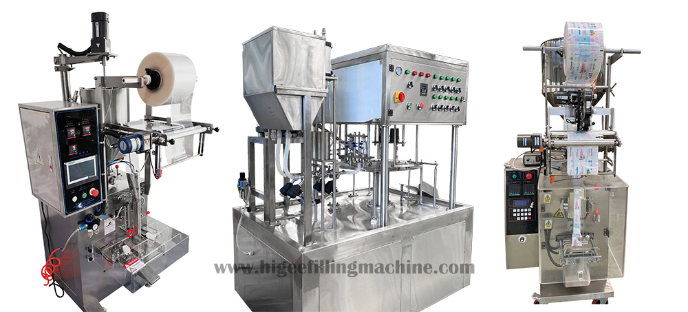 8 different sauce packing machines