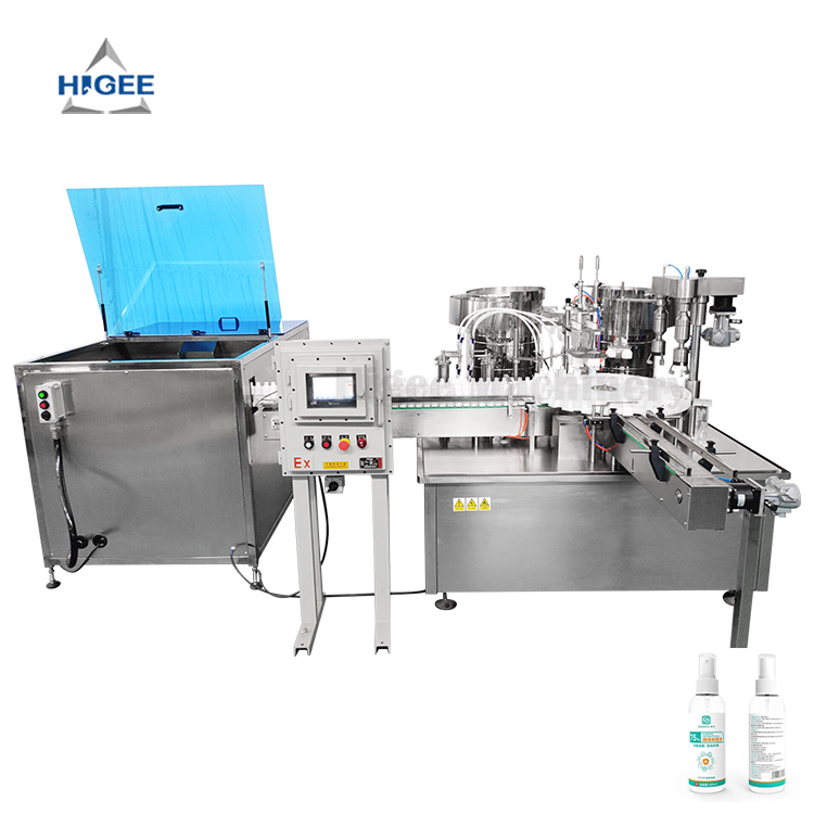 China Automatic Explosion-Proof Alcohol Spray Filling Capping Machine  factory and suppliers
