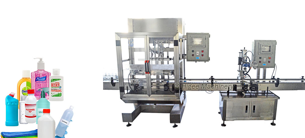 disinfectant liquid filling machine line-2