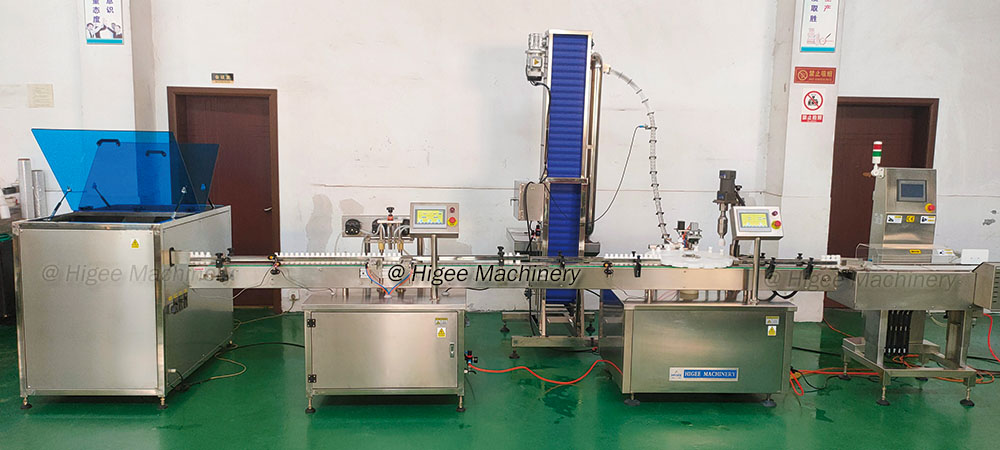 pesticide filling capping and labeling machine line -1