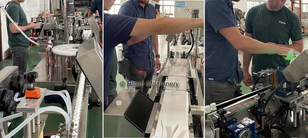 pesticide filling capping and labeling machine line -2